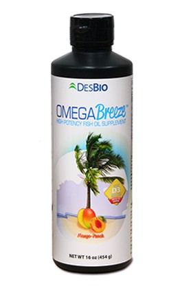 OMEGABREEZE MANGO PEACH FISHOIL